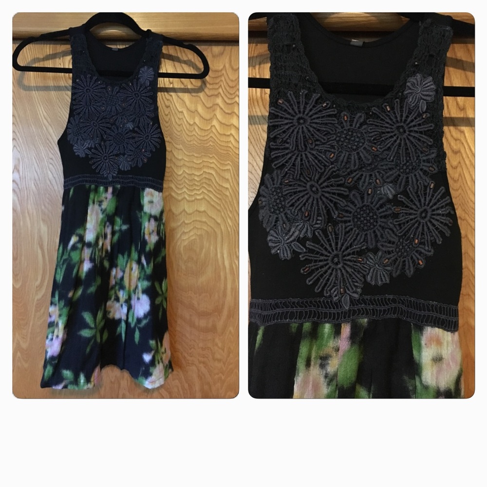 Free People dress with embroidered detail